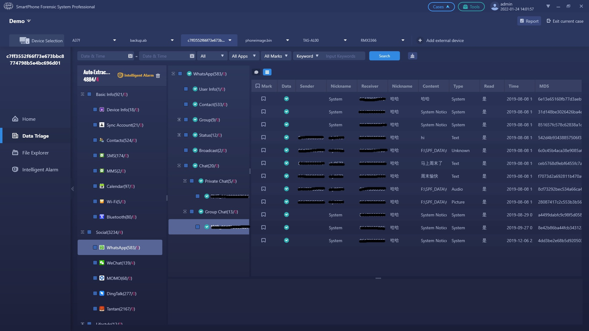 提取数据 - SPF Pro