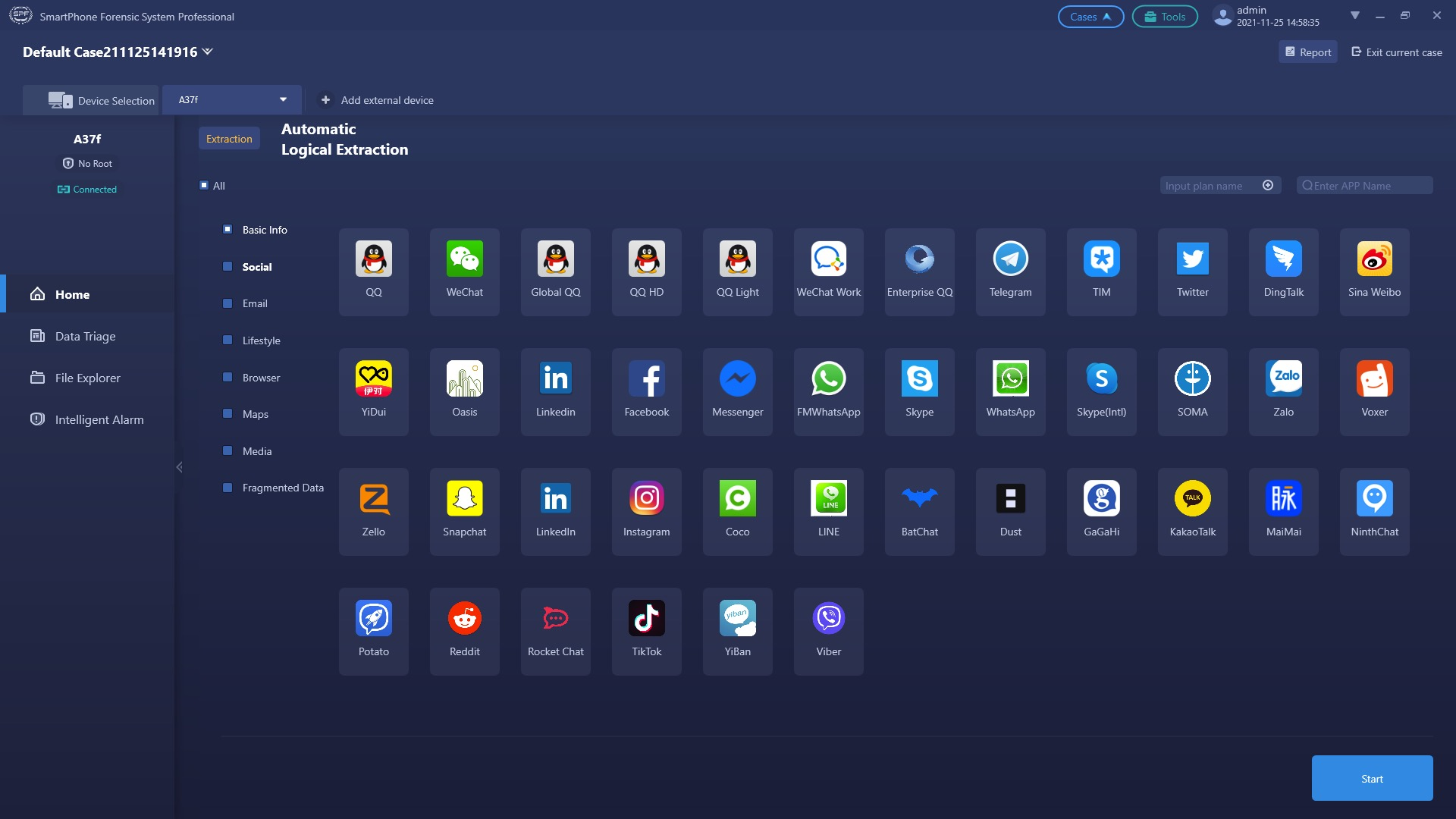 提取数据选择 - SPF Pro